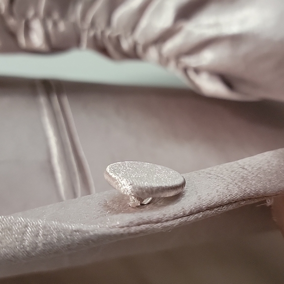 NWT Generation Love Luxe Satin "Fabien Blazer" in Metallic Mauve Size: s/m/l - Picture 8 of 8